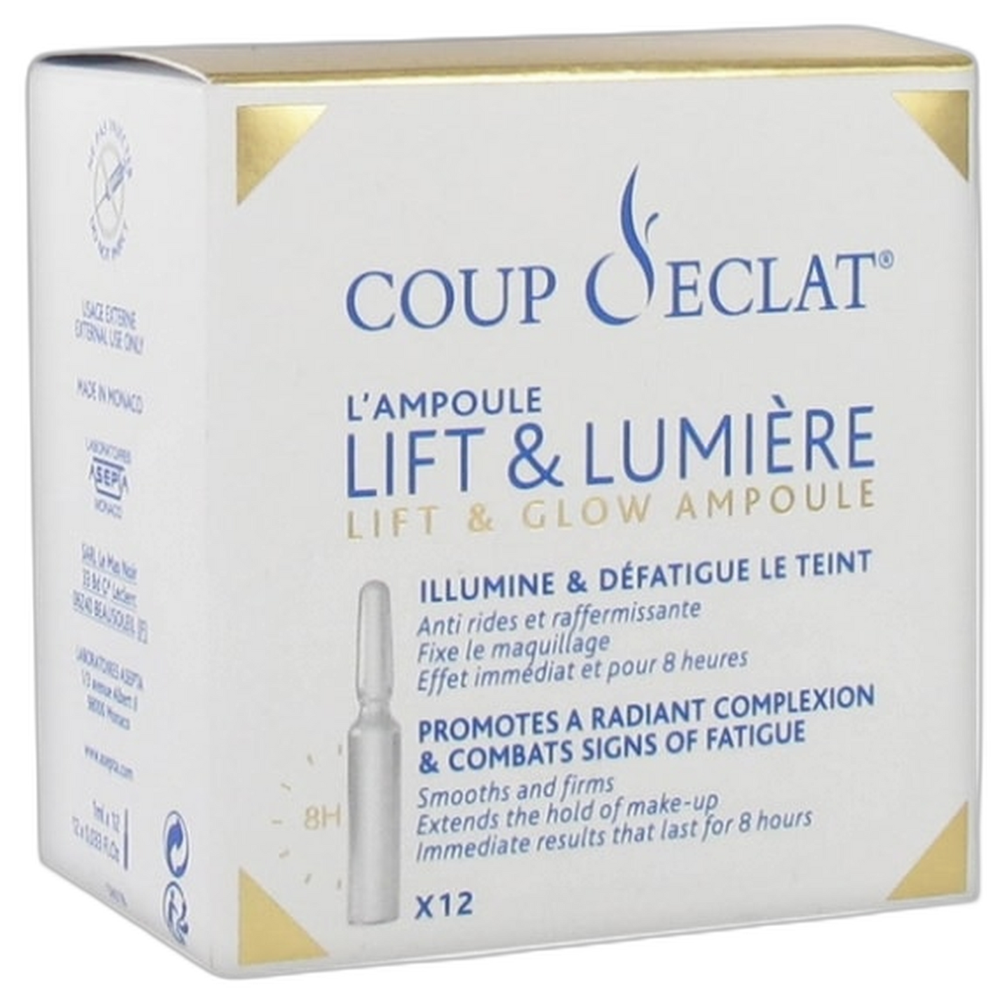 【COUP D’ECLAT】리프트 앤 라이트 앰플 1 mL <0.0 fl oz> 12 앰플