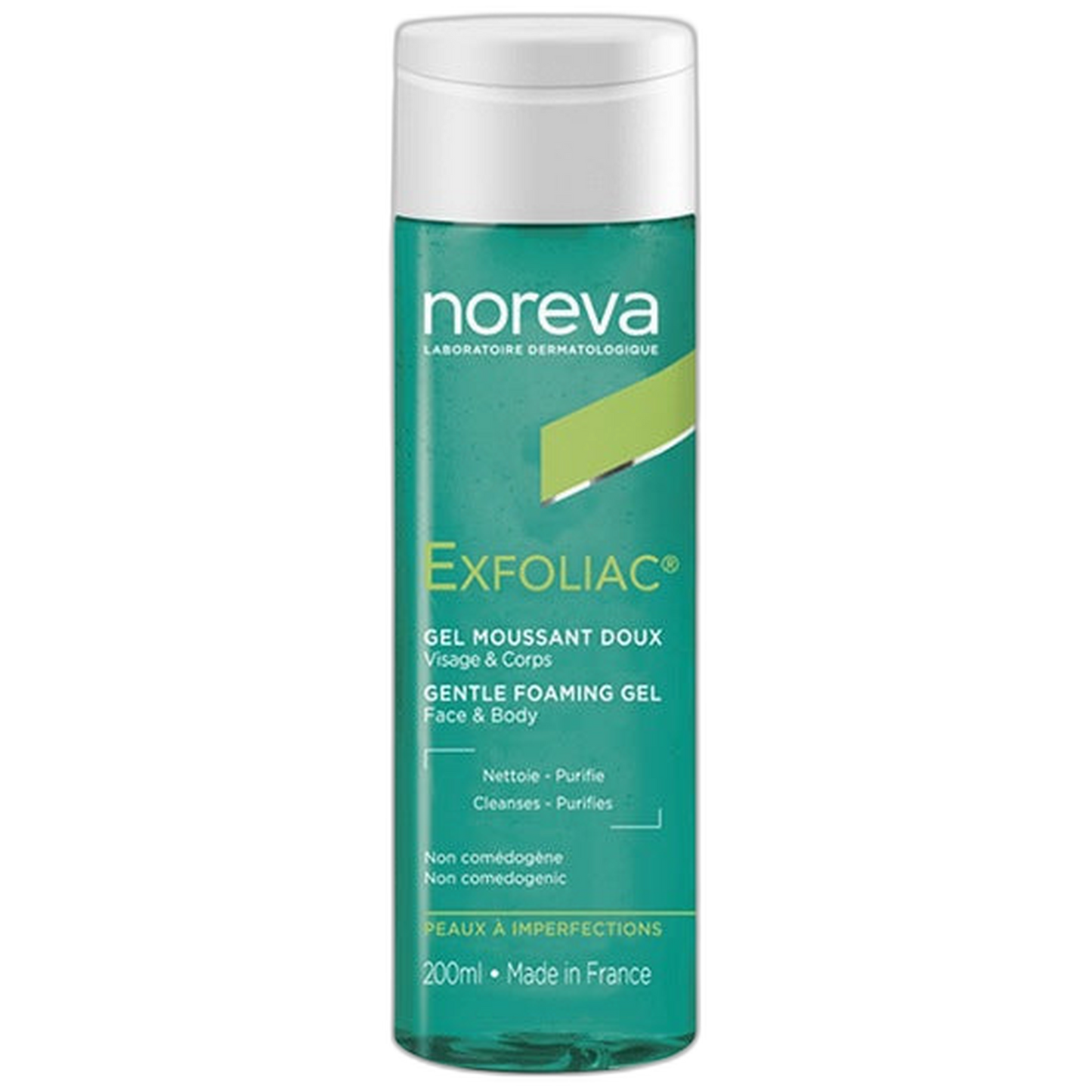 【Noreva】Gel Moussant Exfoliac Doux 200 mL <6.8 fl oz>