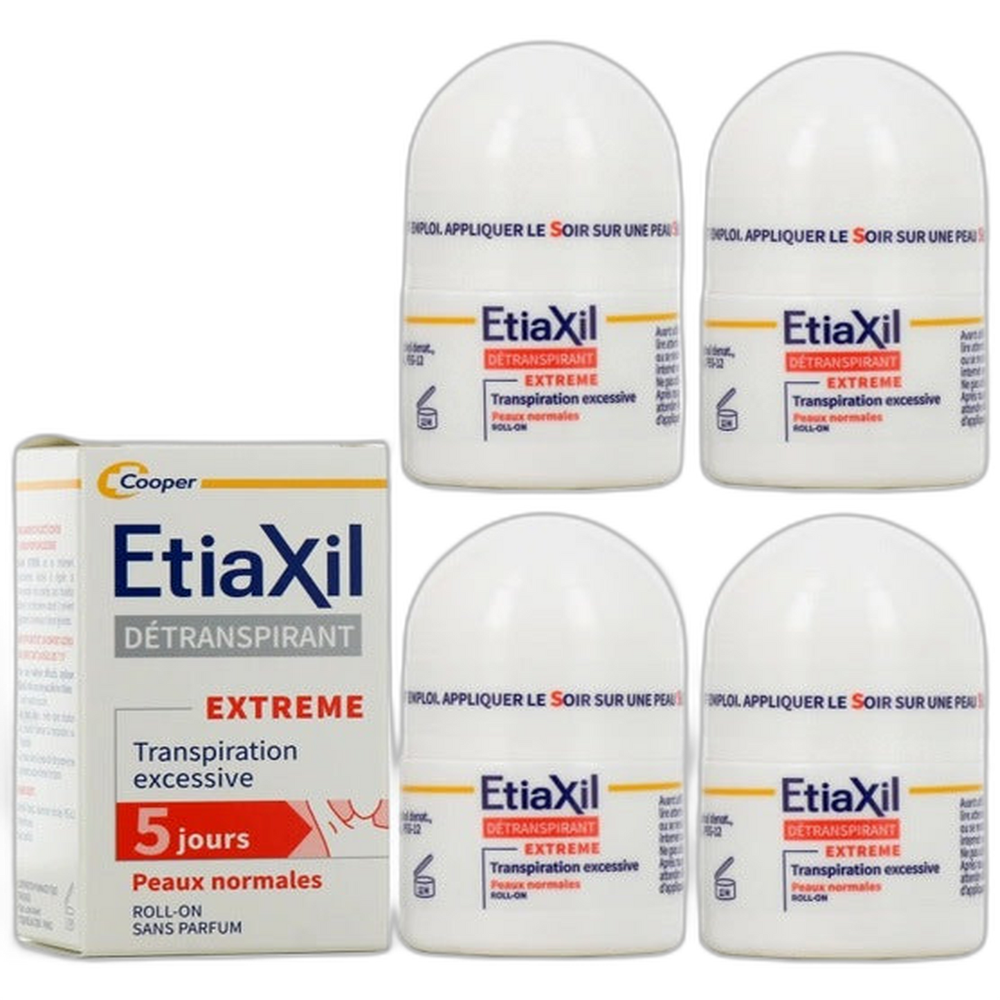 【Etiaxil】普通抗汗剂 15mL <0.51 fl oz> 4件套