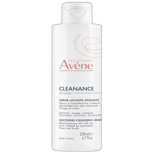 【Avène】Crème Nettoyante Apaisante Cleanance Hydra 200 mL <6.8 fl oz>