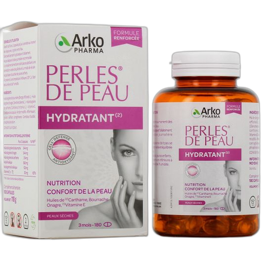 【Arkopharma】Hydrating Skin Pearls 180 Capsules