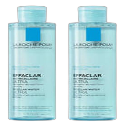 【La Roche-Posay】Eau Micellaire Ultra Purifiante pour Peau Grasse et Sensible 200 mL <6.8 fl oz> ensemble de 2 pièces