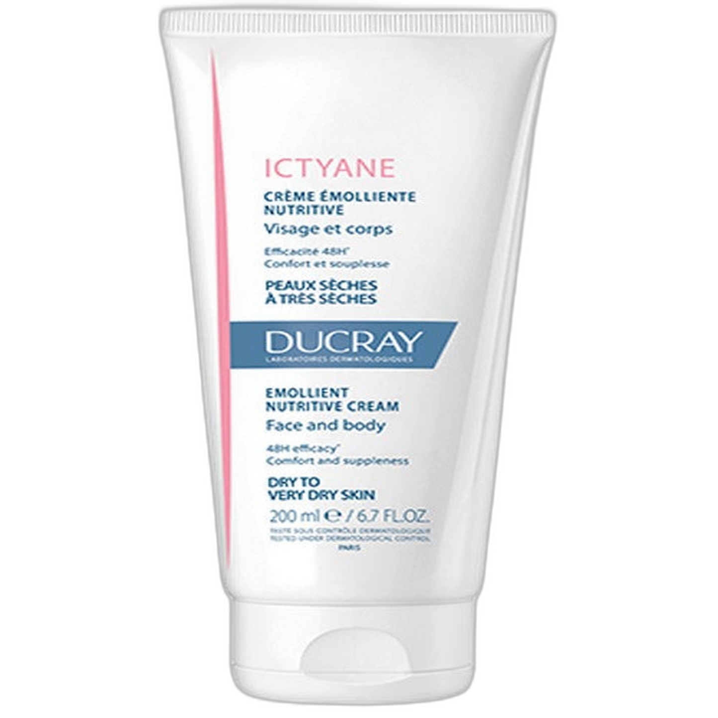 【Ducray】Crème Émolliente Nourrissante Ictyane 200 mL <6.8 fl oz>