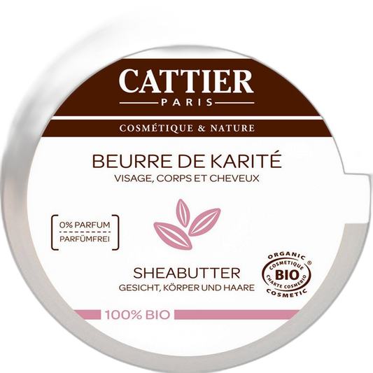 【Cattier】Beurre de Karité 100% Naturel 100 g <3.53 oz>