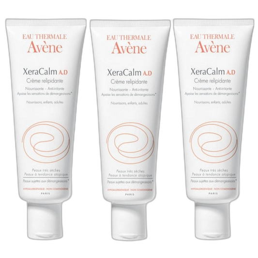 【Avène】Crème Relipidante Xeracalm A.D 200 mL <6.8 fl oz> ensemble de 3 pièces