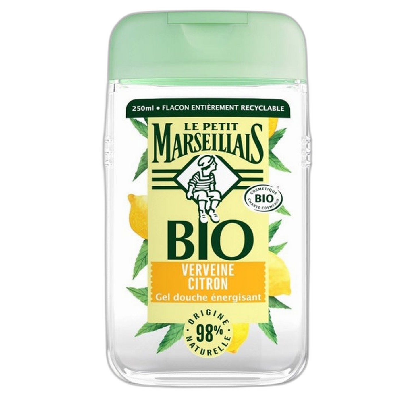 【르 쁘띠 마르세이예】에너자이징 샤워 젤 – 버베나 & 레몬 250 mL <8.5 fl oz>