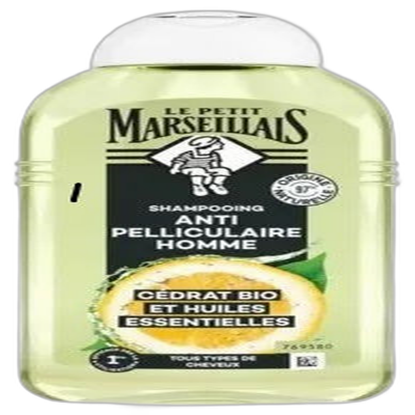 【Le Petit Marseillais】Shampoing Micellaire Anti-Pelliculaire Infusion pour Hommes Cèdre Huile Bio & Essentielle 250 mL <8.5 fl oz>
