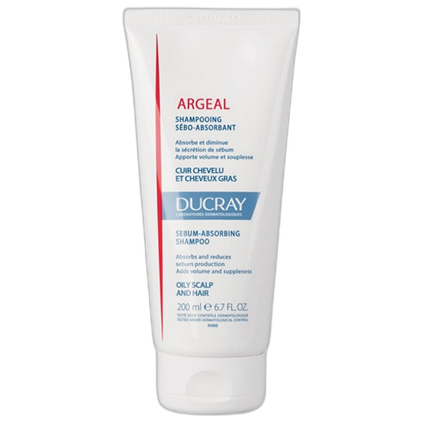 【Ducray】Shampoing Traitement Sebo-Absorbant Argeal 200 mL <6.8 fl oz>