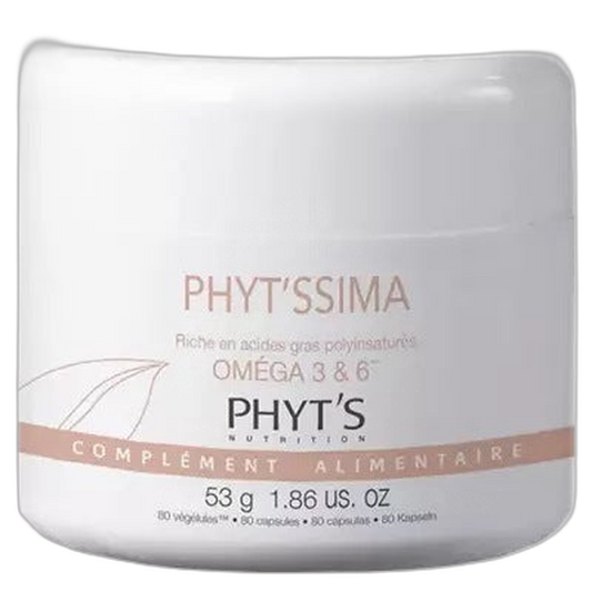 【Phyt’s】Phyt'ssima Omega 3&6 80 Vegetable Capsules 53 g <1.87 oz>