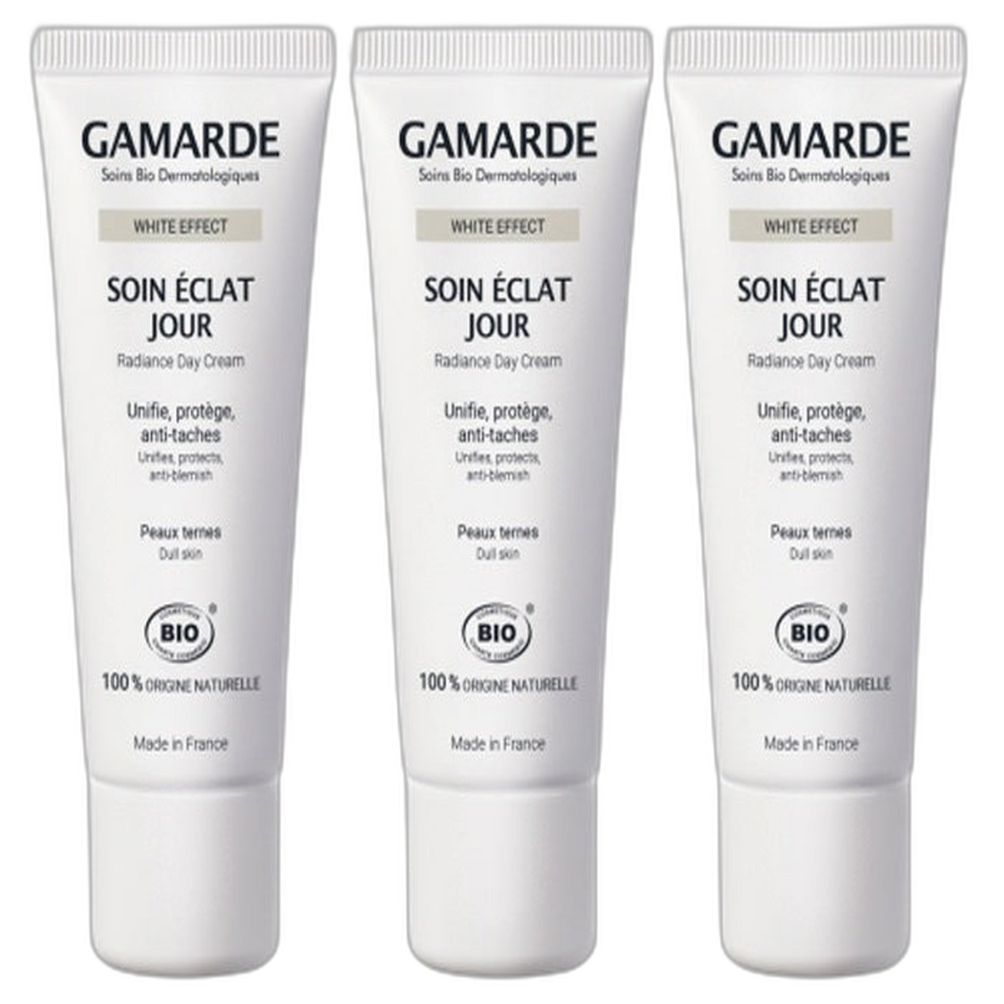 【Gamarde】Soin de Jour Éclat Blanc 40 mL <1,4 fl oz> ensemble de 3 pièces