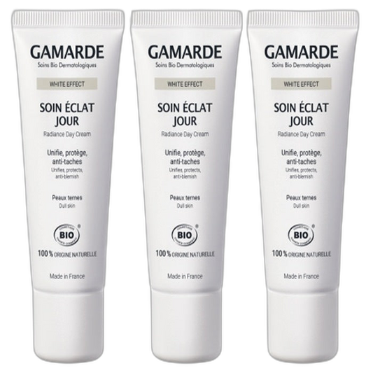 【Gamarde】Soin de Jour Éclat Blanc 40 mL <1,4 fl oz> ensemble de 3 pièces