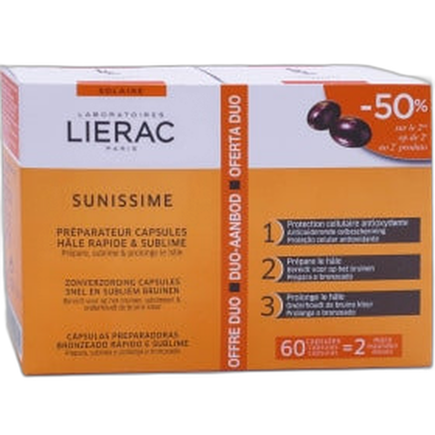 【Lierac】Sunissime Sunissime Preparer 60 Capsules