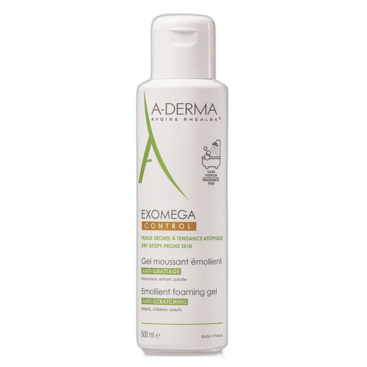 【A-DERMA】Exomega Control Emollient Foaming Gel 500 mL <16.9 fl oz>