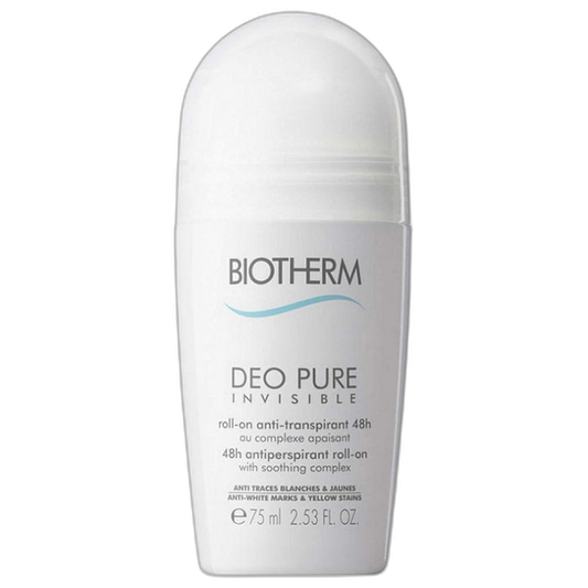 【Biotherm】Deo Pure Invisible Roll-On Antiperspirant 48H 75 mL <2.5 fl oz>
