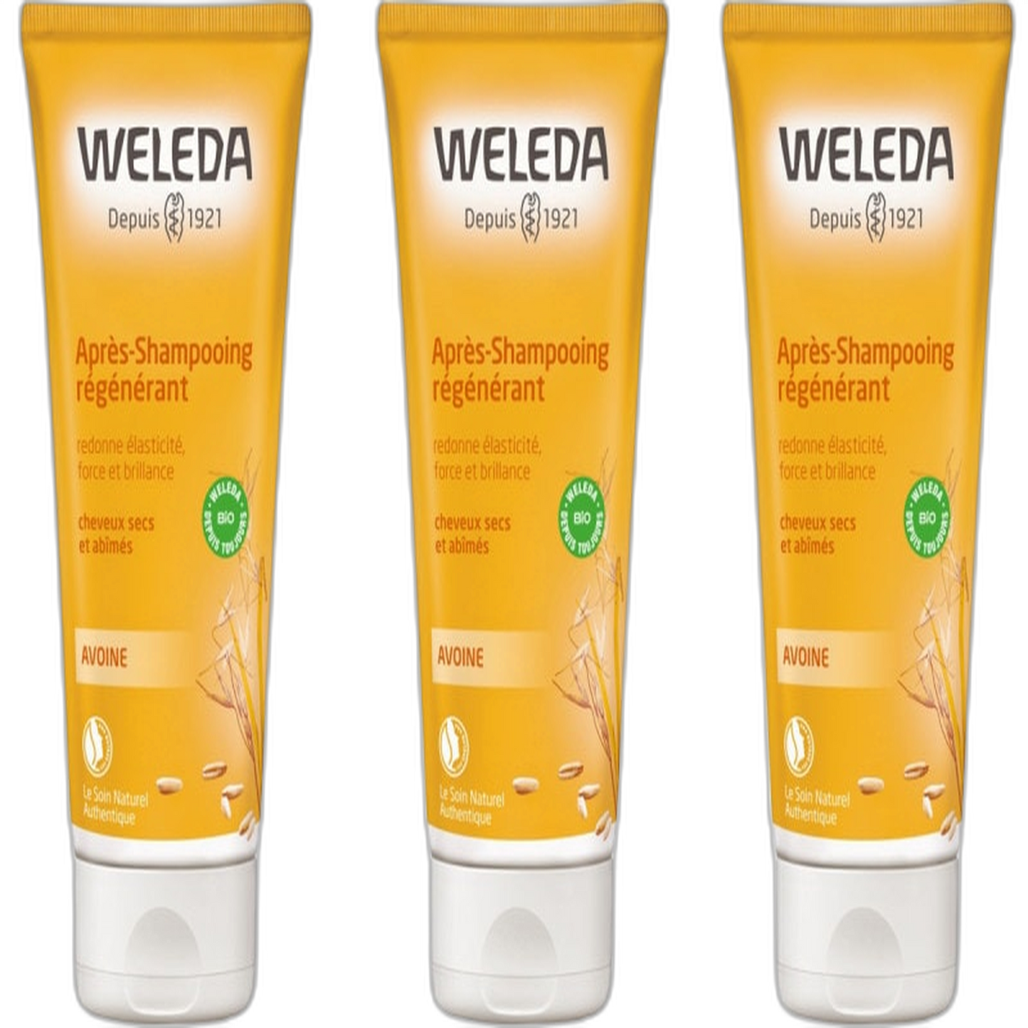 【Weleda】Après-shampoing Régénérant à l'Avoine 200 mL <6.8 fl oz> ensemble de 3 pièces
