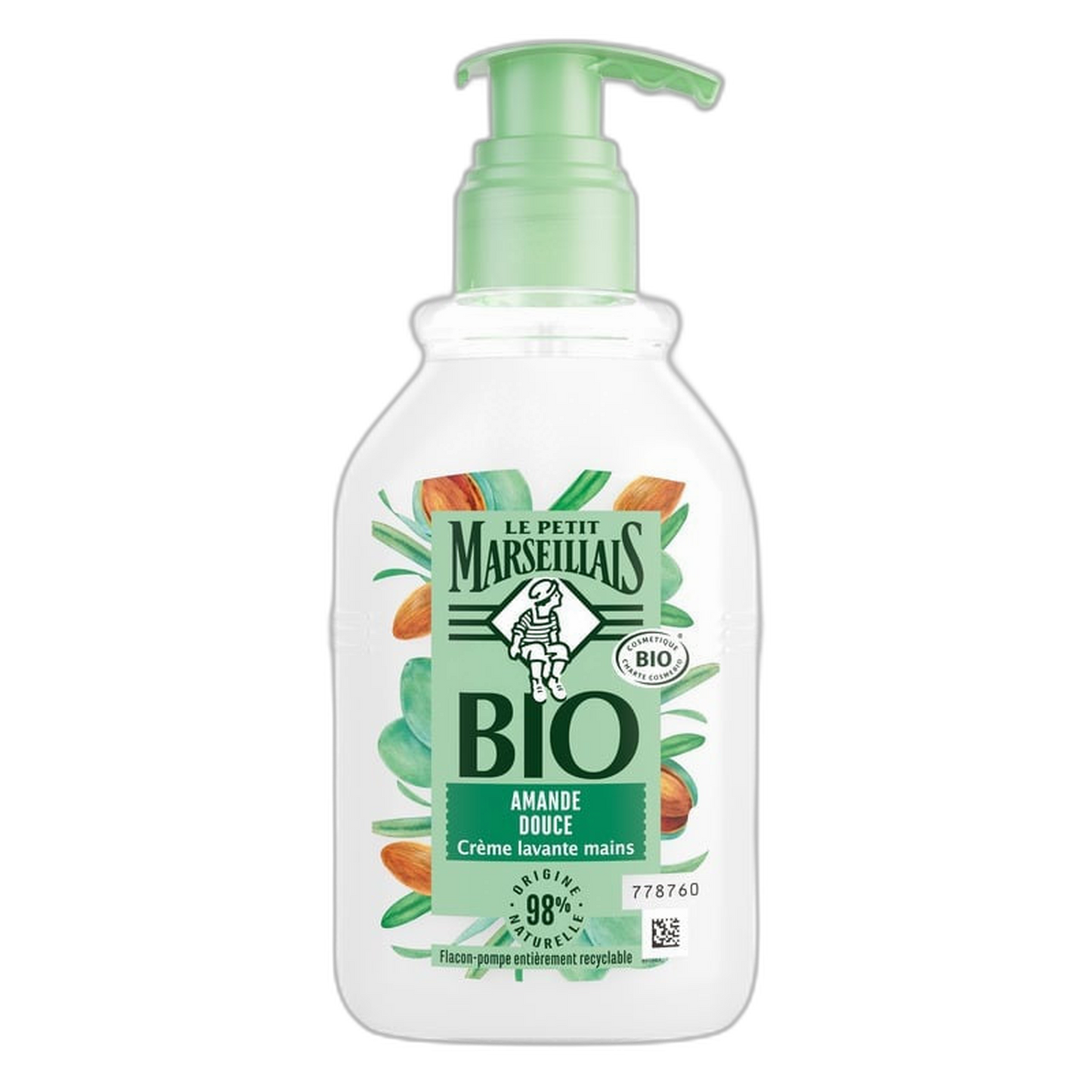 【Le Petit Marseillais】Organic Sweet Almond Hand Wash Cream 290 mL <9.8 fl oz>