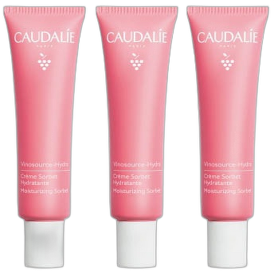 【Caudalie】Crème Hydratante Sorbet Vinosource 40 mL <1.4 fl oz> ensemble de 3 pièces