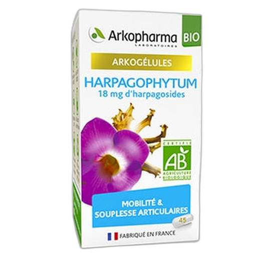【Arkopharma】Arkogelules Harpagophytum 45 Capsules