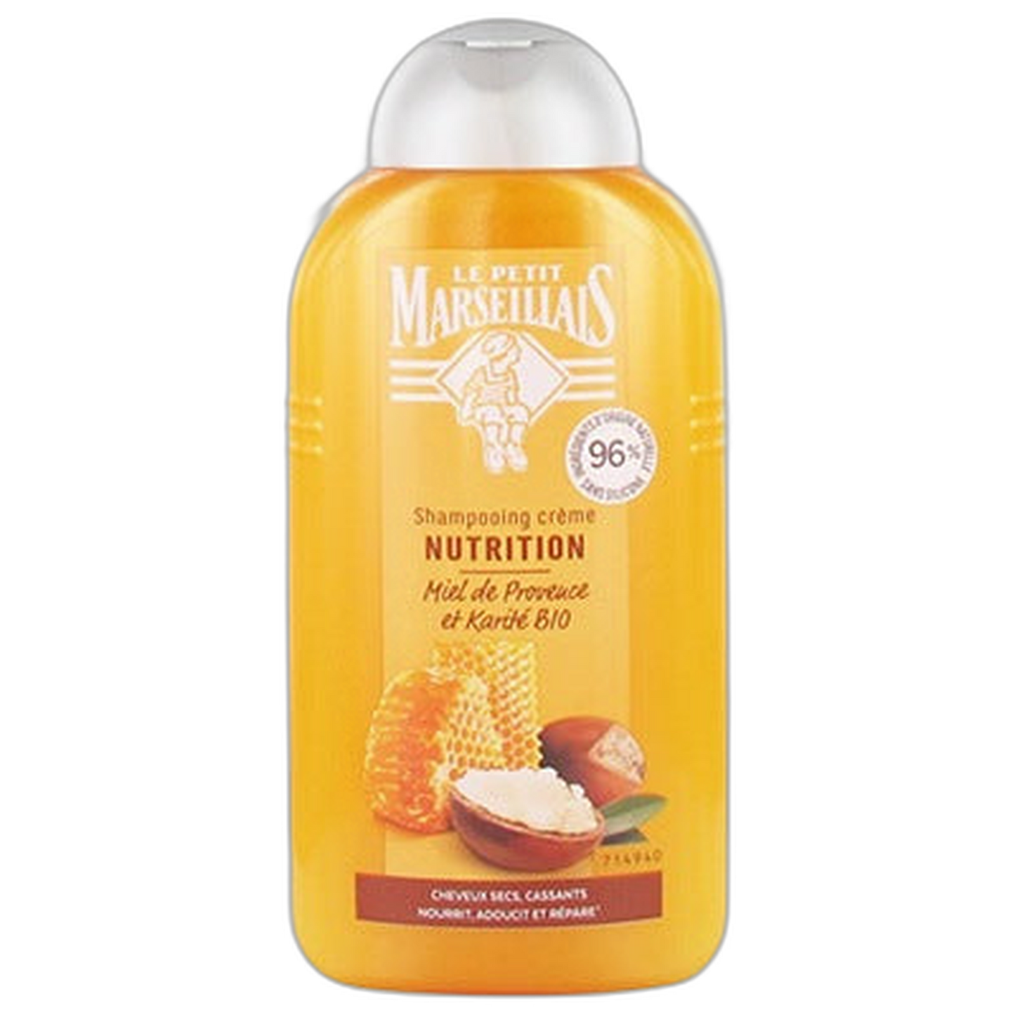 【Le Petit Marseillais】ハニー＆シア オーガニック ニュートリション クリーム シャンプー 250 mL <8.5 fl oz>