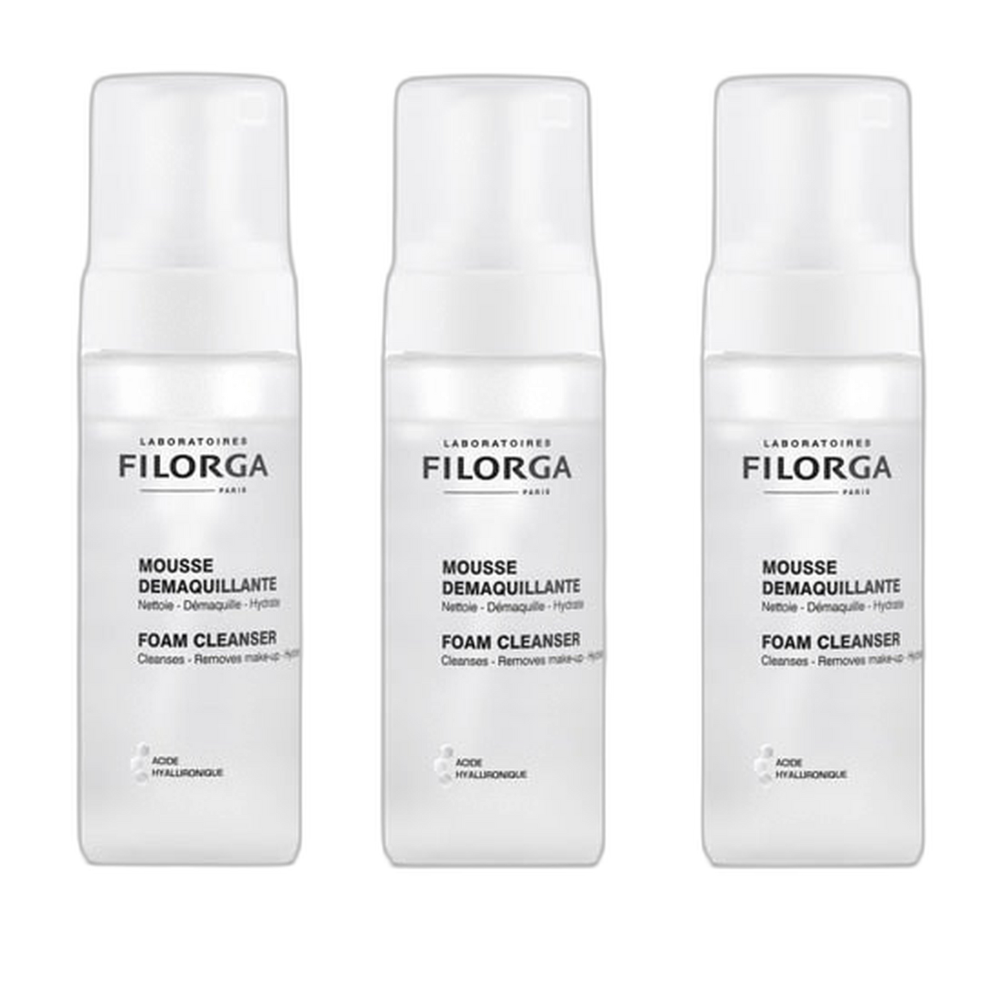 【FILORGA】Mousse Nettoyante 150 mL <5.1 fl oz> Ensemble de 3 pièces
