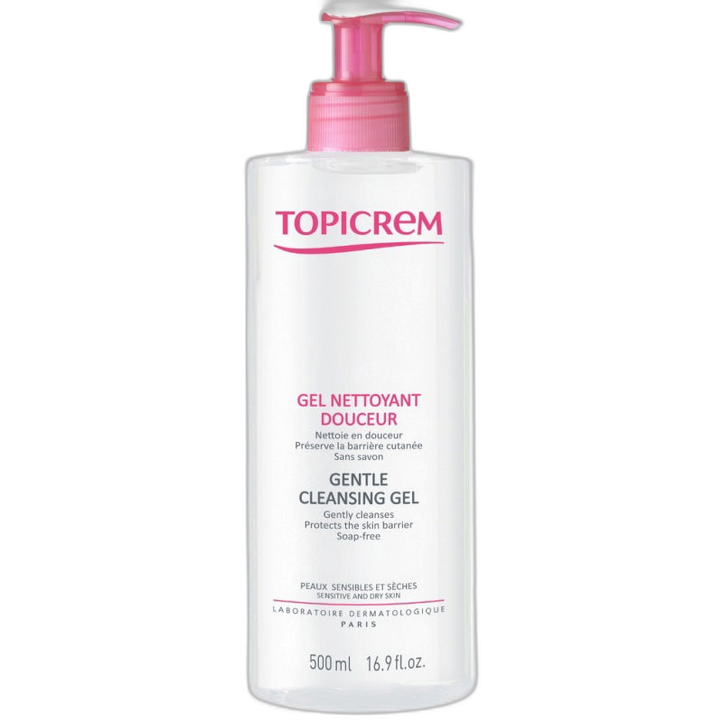 【Topicrem】Gentle Cleansing Gel 500 mL <16.9 fl oz>