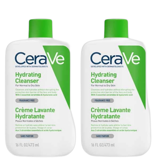 【CeraVe】 HYDRATING CLEANSER 473ml <15.99 fl oz> 2pc