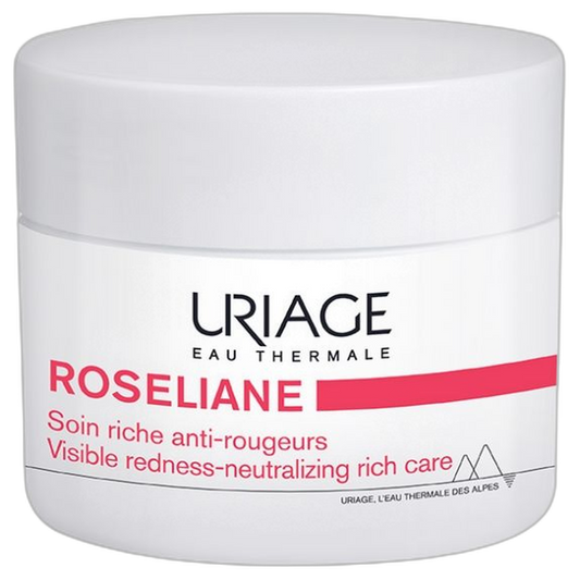 【Uriage】Crème Riche Anti-Rougeurs Roseliane 50 mL <1.7 fl oz>