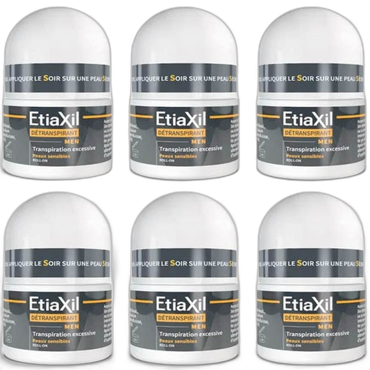 【Etiaxil】Etiaxil Antiperspirant For Men 15 mL <0.5 fl oz> 6pc Set