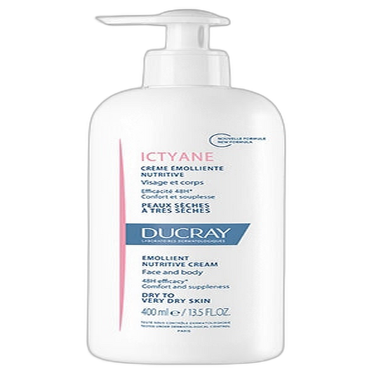 【Ducray】Crème Émolliente Nourrissante Ictyane 400 mL <13,5 fl oz>