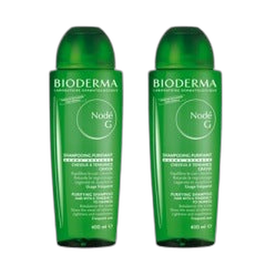 【Bioderma】Shampoing Purifiant Node G 400 mL <13.53 fl oz> ensemble de 2 pièces