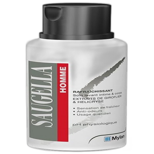 【Saugella】Homme Intimate & Body Wash Care 200 mL <6.8 fl oz>
