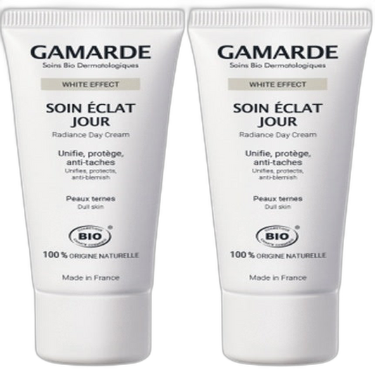 【Gamarde】Soin de Jour Éclat Blanc 40 mL <1.4 fl oz> Ensemble de 2 pièces