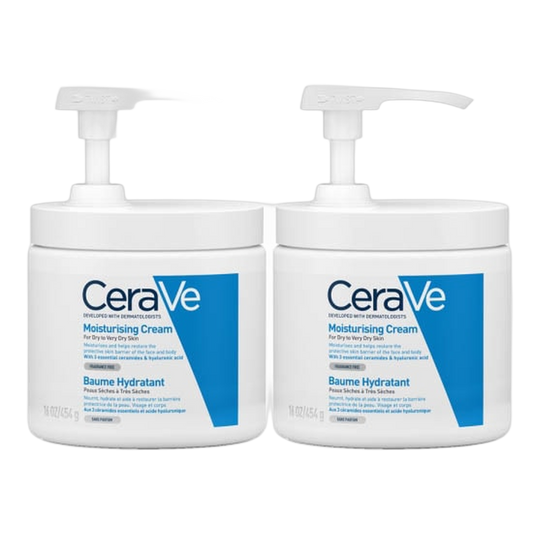 【CeraVe】 MOISTURISING CREAM WITH POMP 454ml <15.34 fl oz> 2pc