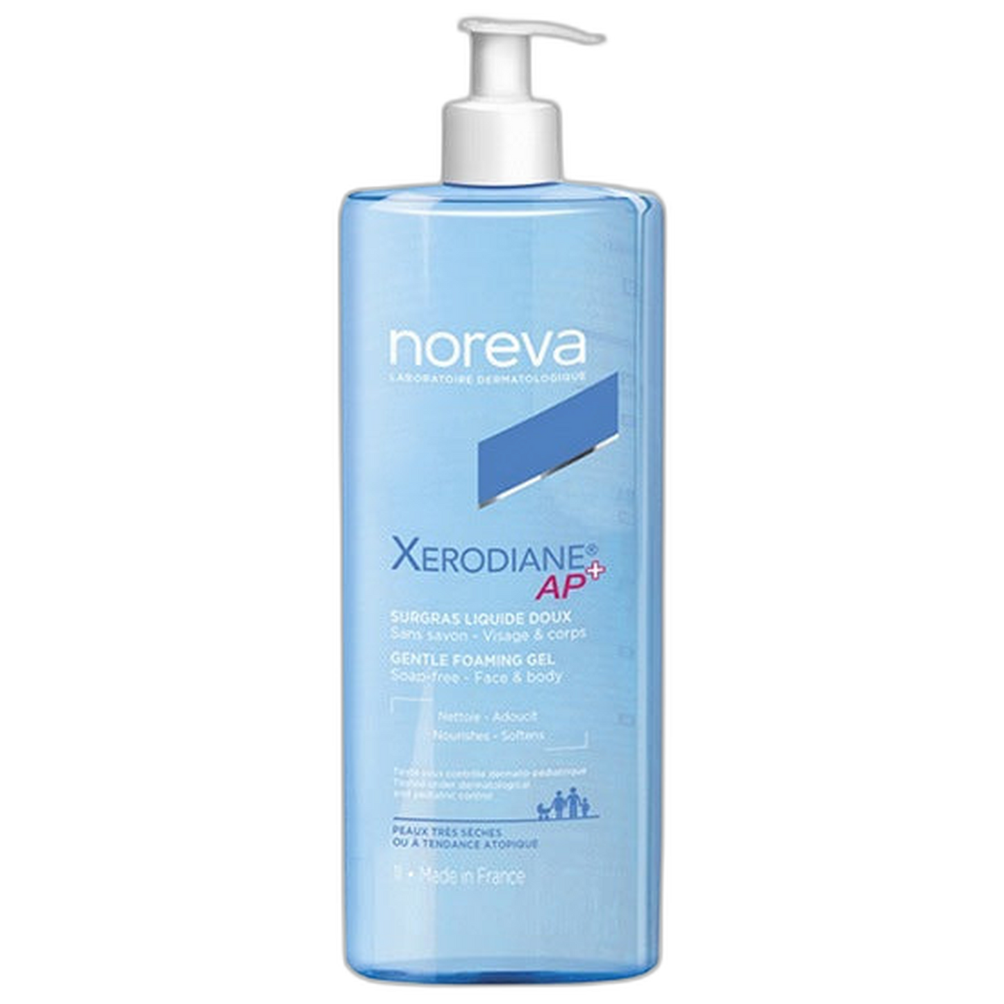 【Noreva】Liquide Moussant Doux Surgras Xerodiane AP+ 1000 mL
