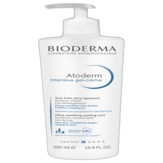 【Bioderma】Gel-Crème Atoderm Intensif 500 mL <16,9 fl oz>