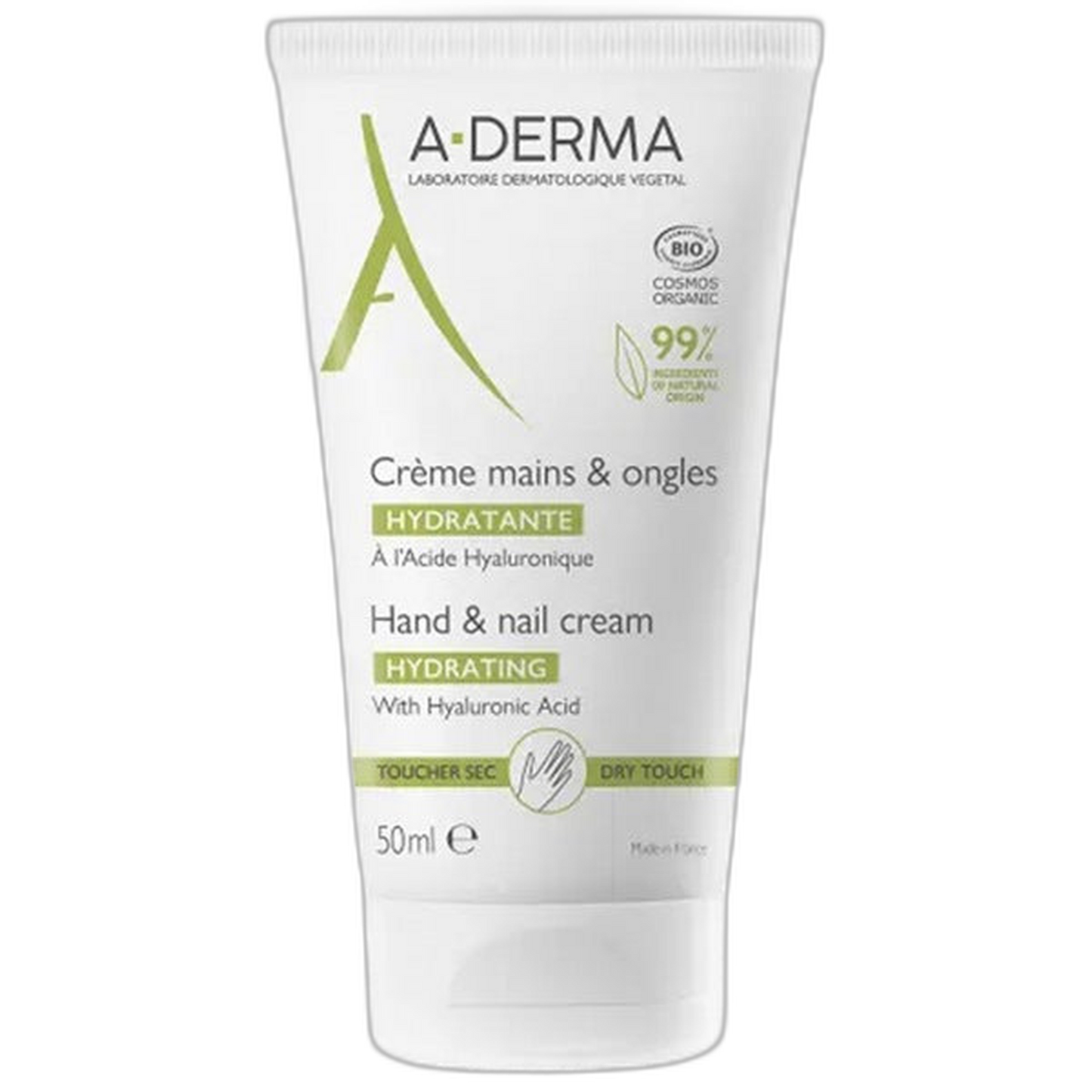 【A-DERMA】Crème Hydratante pour les Mains et les Ongles 50 mL <1.7 fl oz>