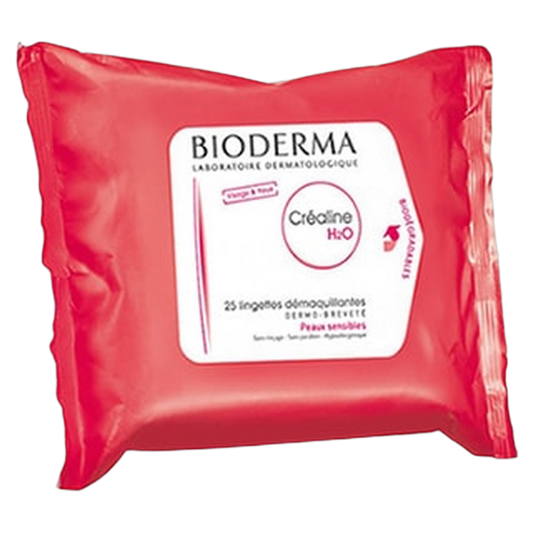 【BIODERMA】CREALINE H2O LINGETTES <25 sheets>