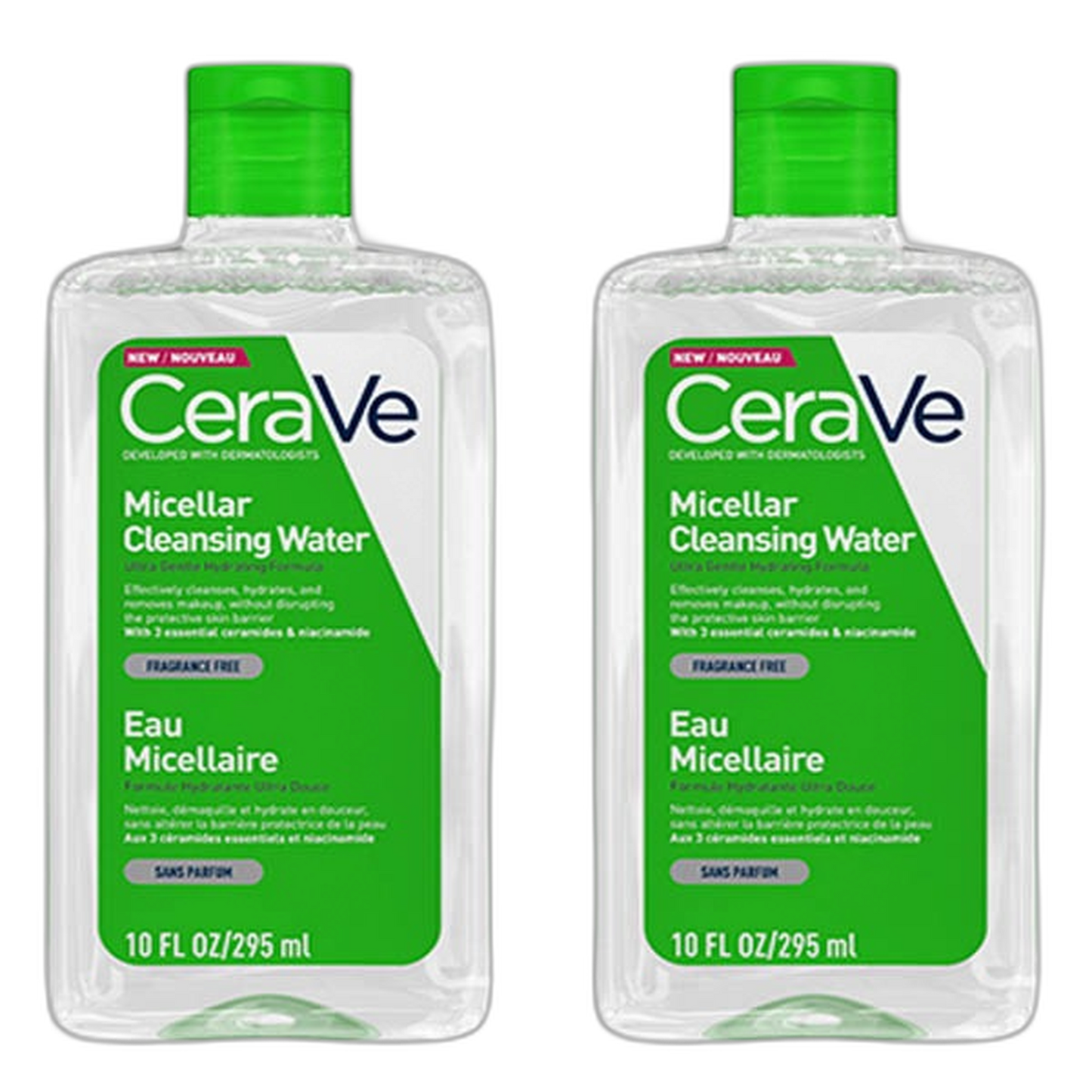 【CeraVe】Micellar Cleansing Water 295 mL <10.0 fl oz> 2pc Set