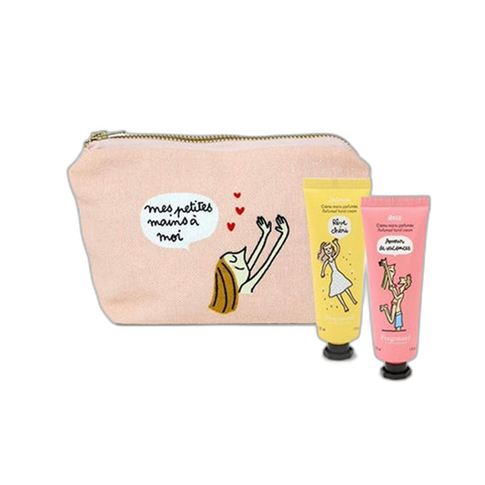 【Fragonard】Love Always Hand Cream in Pouch (Rose & Jasmine) 30 mL <1.0 fl oz> 2PCS 2pc