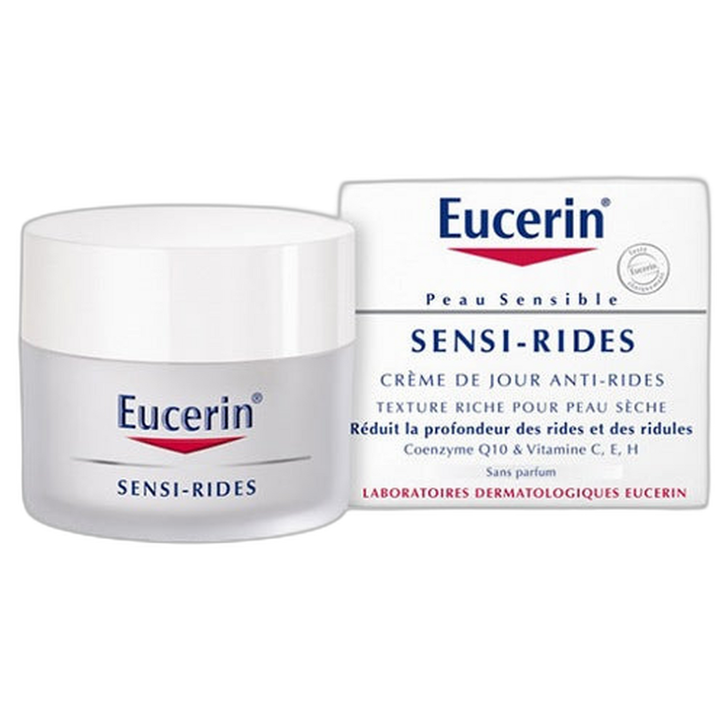 【Eucerin】Sensi-Rides Soin de Jour Anti-Rides Peau Sèche 50 mL <1.7 fl oz>