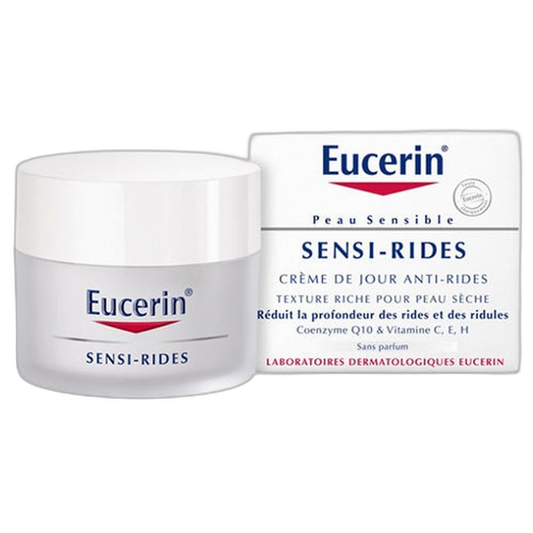 【Eucerin】Sensi-Rides Soin de Jour Anti-Rides Peau Sèche 50 mL <1.7 fl oz>
