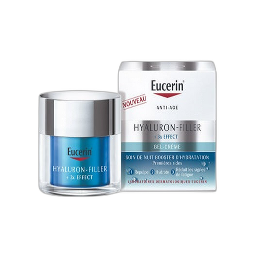 【Eucerin】Crème Gel de Nuit Effet 3x Hyaluron Filler 50 mL <1.7 fl oz>