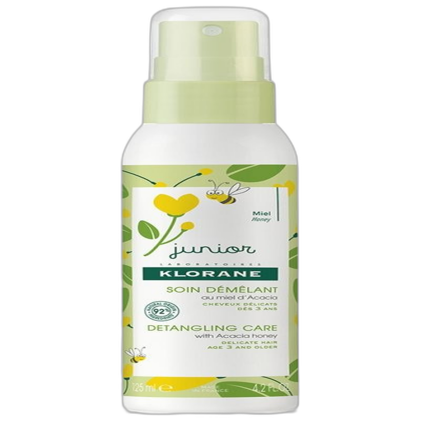 【Klorane】Spray Démêlant Pêche Junior 125 mL <4.2 fl oz>