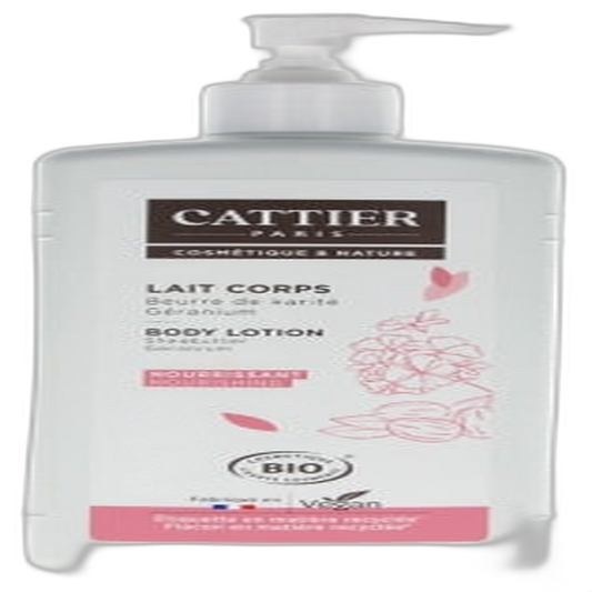 【Cattier】Lait Hydratant Nourrissant pour le Corps 500 mL <16.9 fl oz>
