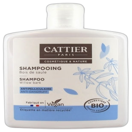 【Cattier】Shampooing Anti-Pelliculaire - Bois de Saule 250 mL <8.5 fl oz>