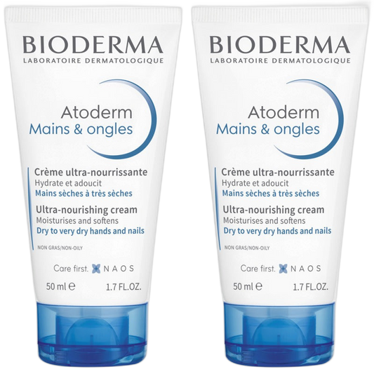 【BIODERMA】 ATODERM CREME MAINS ET ONGLES <1.7 fl oz> 2pc