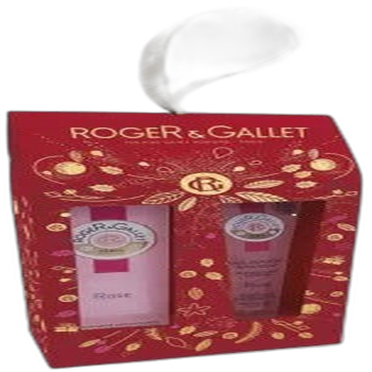 【Roger & Gallet】Rose Fragrant Water 30 mL <1.0 fl oz> & Shower Gel 50 mL <1.69 fl oz> Gift Set