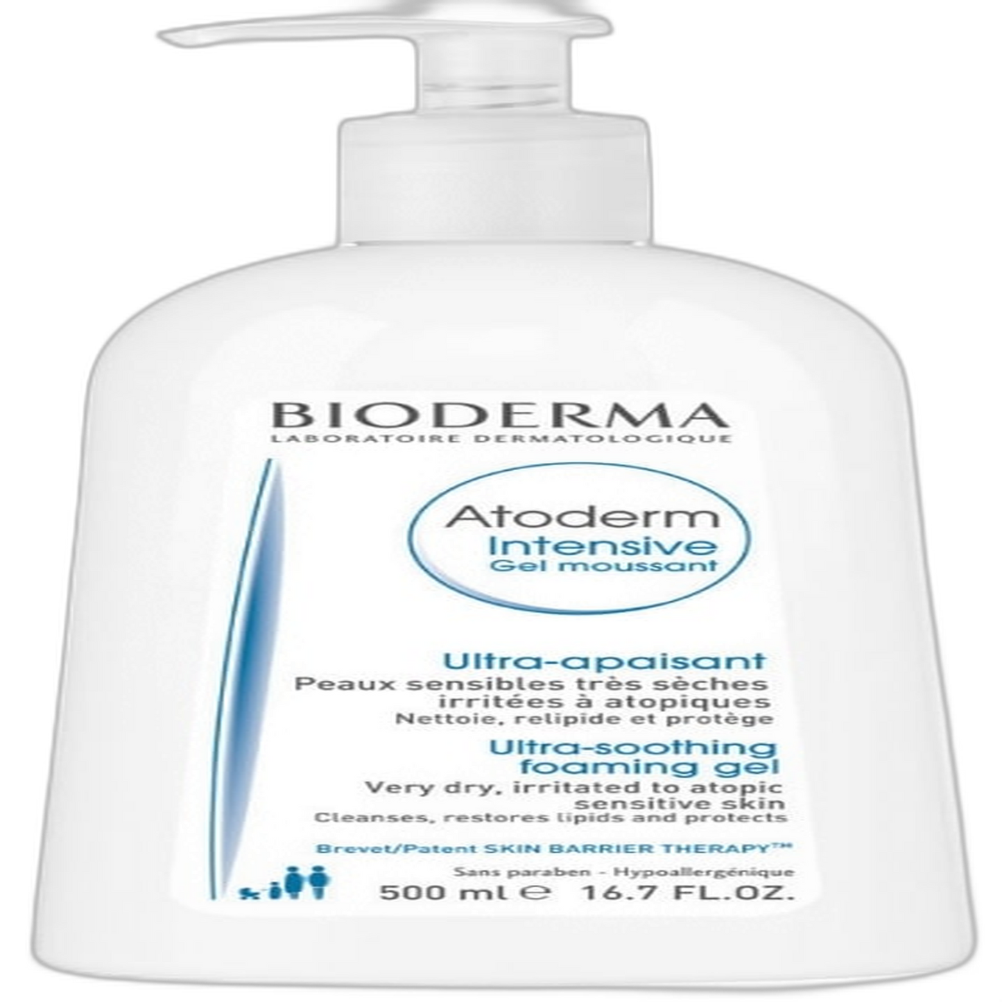 【Bioderma】Gel Nettoyant Intensif Atoderm 500 mL <16.9 fl oz>