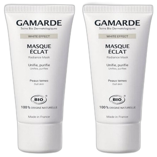 【Gamarde】Masque Éclat Blanc 40 mL <1,4 fl oz> ensemble de 2 pièces