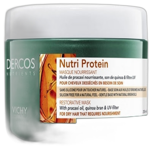 【Vichy】Dercos Nutrients Masque Nourrissant Nutri Protéines 250 mL <8.5 fl oz>